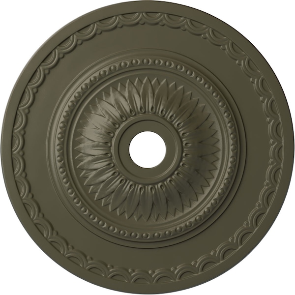 Ekena Millwork Sunflower Ceiling Medallion (Canopies up to 5 5/8"), 29 1/2"OD x 3 5/8"ID x 1 5/8"P, Witch Hazel CM29SFWHF - main
